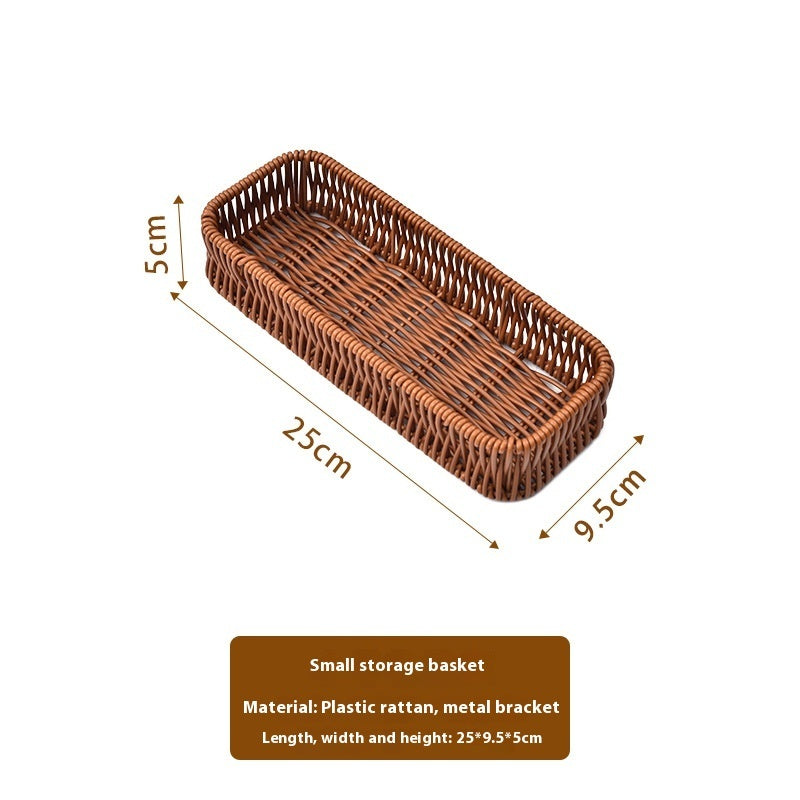 Panier de Rangement en Rotin